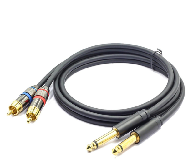 Mozos Kabel 2x jack 6.3mm - 2x RCA - 1239313 - zdjęcie